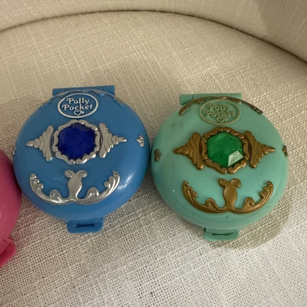 Polly Pocket 1992 Jeweled Undersea Palace Rubin Forest Ice Kingdom Bluebird READ